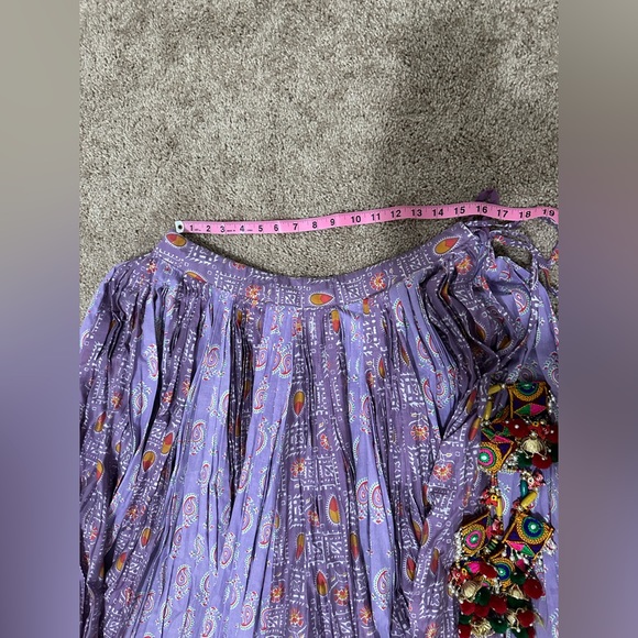 Annu’s Creation purple multicolor chaniya choli lehenga - Picture 9 of 17